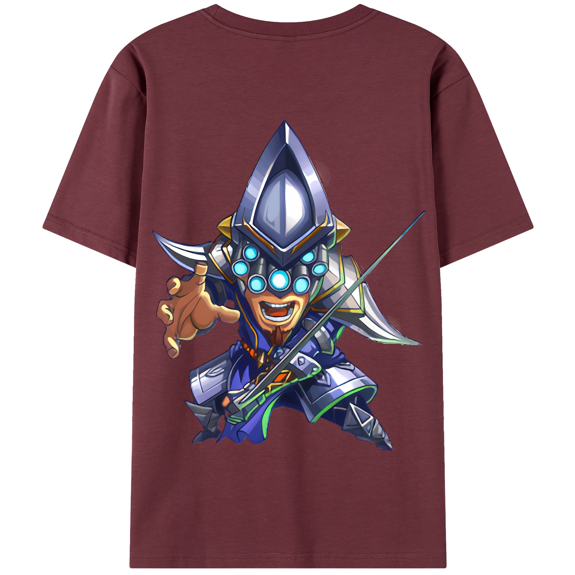 リーグ・オブ・レジェンド League of Legends LOL 綿100％半袖Tシャツ（背面プリント）